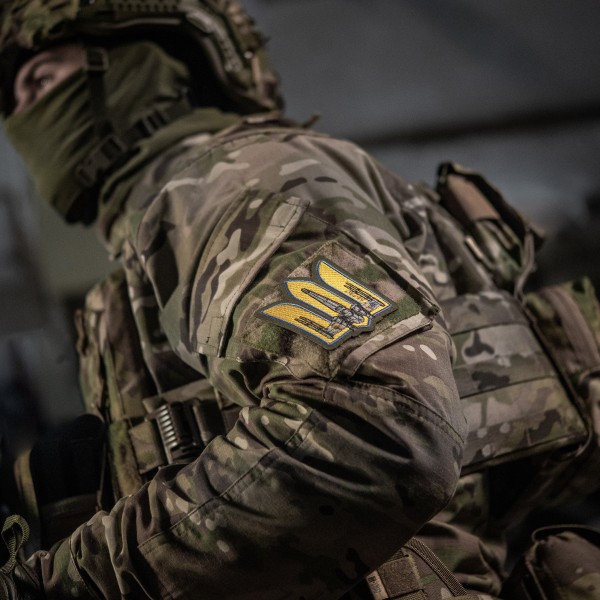 M-Tac нашивка Тризуб UA-Wing (вишивка) Ranger Green - 51373023