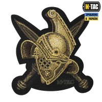 M-Tac нашивка Gladiator Helmet (вишивка) Black