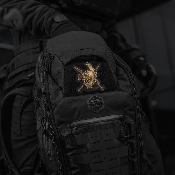 M-Tac нашивка Gladiator Helmet (вишивка) Black - 51374002
