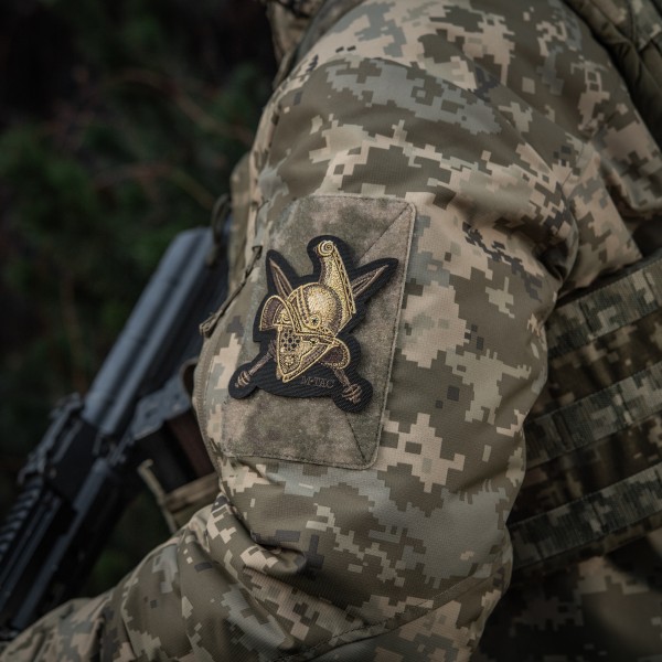 M-Tac нашивка Gladiator Helmet (вишивка) Black - 51374002