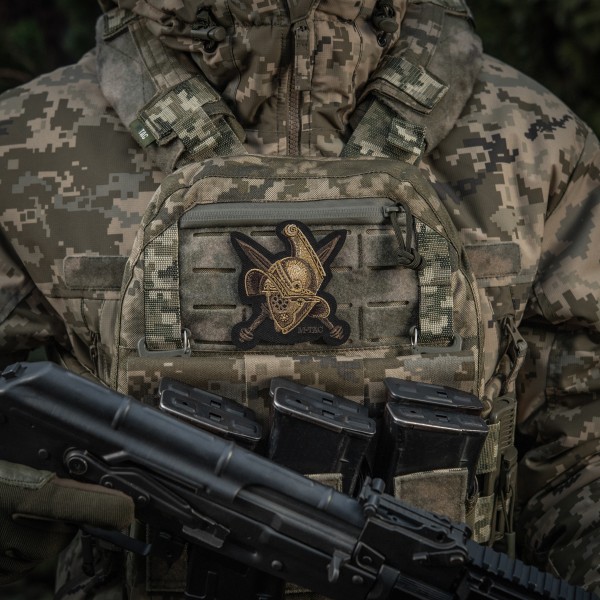 M-Tac нашивка Gladiator Helmet (вишивка) Black - 51374002