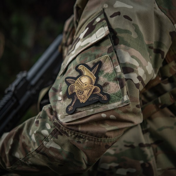 M-Tac нашивка Gladiator Helmet (вишивка) Black - 51374002