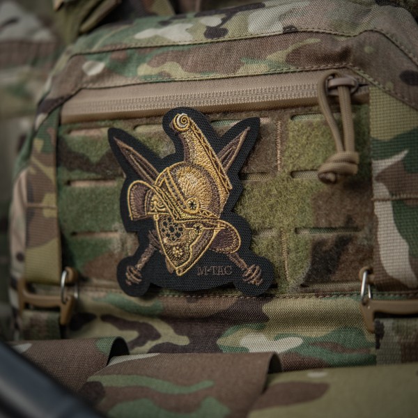 M-Tac нашивка Gladiator Helmet (вишивка) Black - 51374002