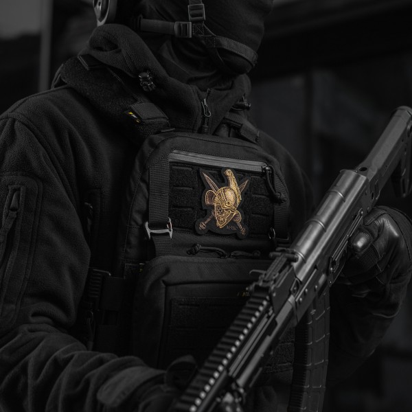 M-Tac нашивка Gladiator Helmet (вишивка) Black - 51374002