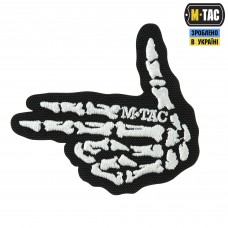 M-Tac нашивка Skeleton shooter (вышивка) Black