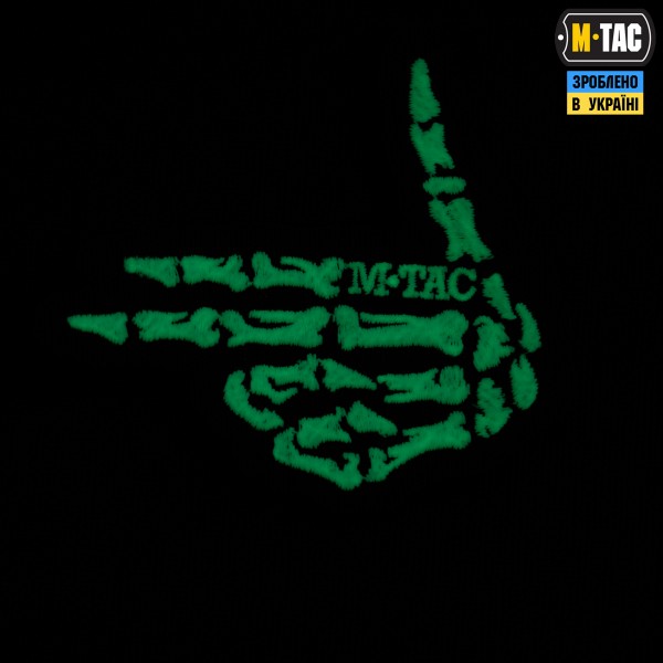 M-Tac нашивка Skeleton shooter (вышивка) Black - 51375002