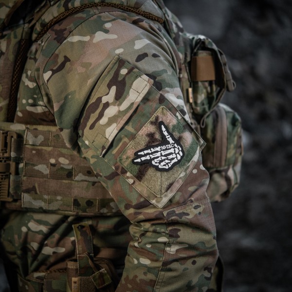 M-Tac нашивка Skeleton shooter (вышивка) Black - 51375002