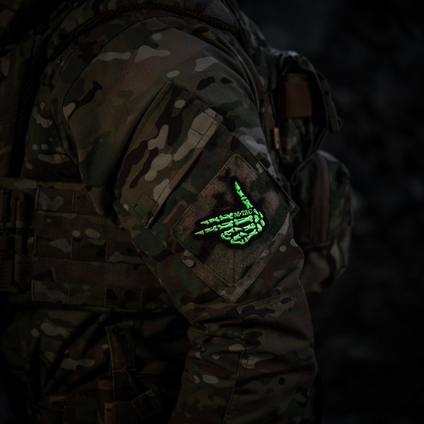 M-Tac нашивка Skeleton shooter (вышивка) Black - 51375002