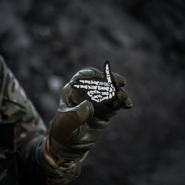 M-Tac нашивка Skeleton shooter (вышивка) Black - 51375002