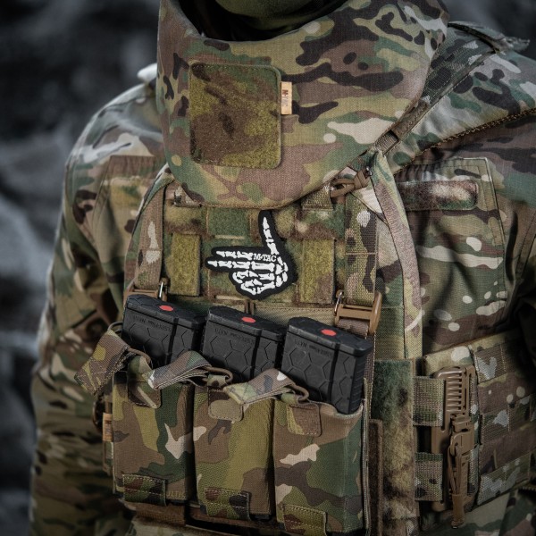 M-Tac нашивка Skeleton shooter (вышивка) Black - 51375002