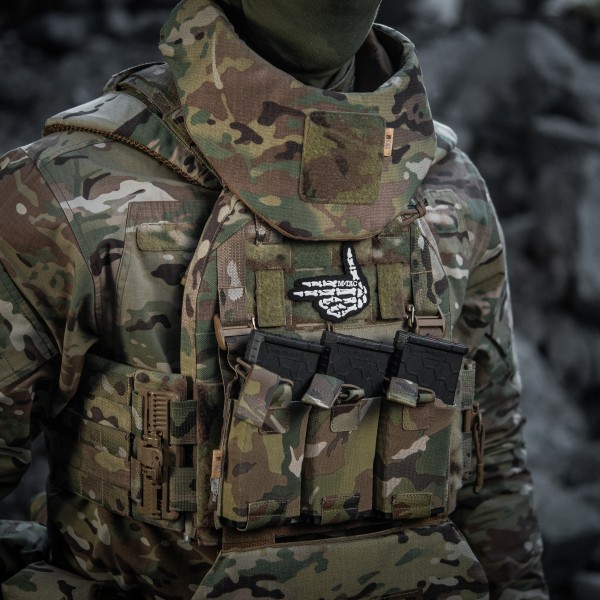 M-Tac нашивка Skeleton shooter (вышивка) Black - 51375002