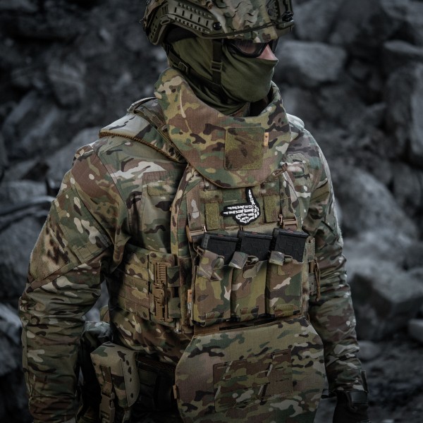 M-Tac нашивка Skeleton shooter (вышивка) Black - 51375002