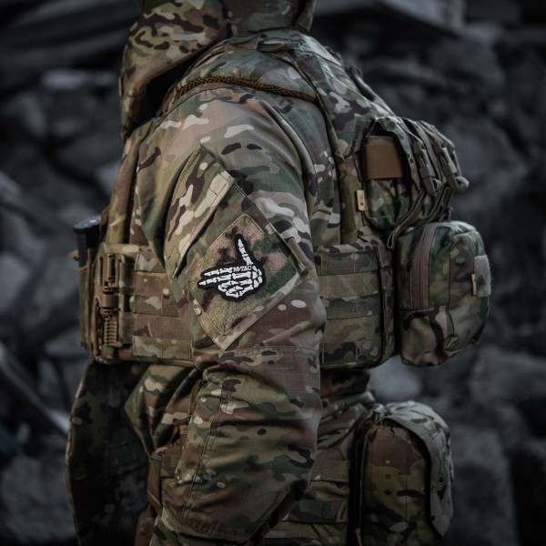 M-Tac нашивка Skeleton shooter (вышивка) Black - 51375002