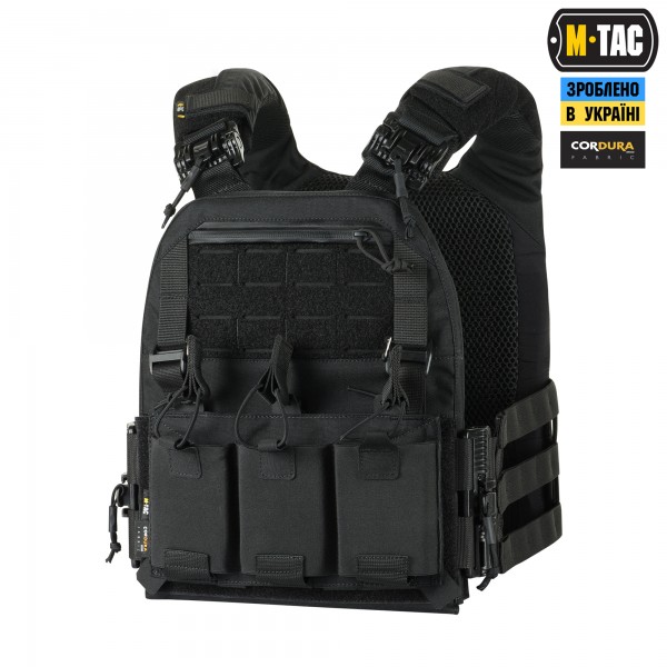 M-Tac плитоноска Cuirass FAST QRS Black 6 класс защиты - 3581681