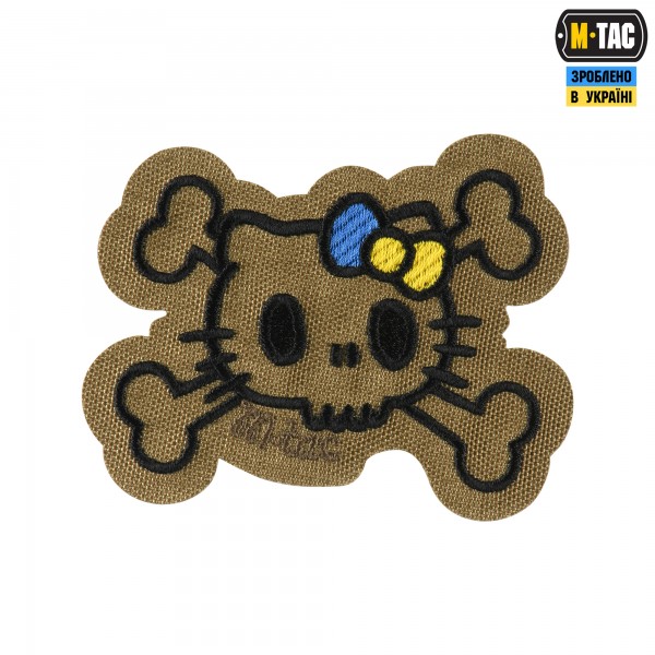 M-Tac нашивка KITTY контур (вышивка) Coyote - 51386205
