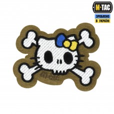 M-Tac нашивка KITTY (вышивка) White/Coyote