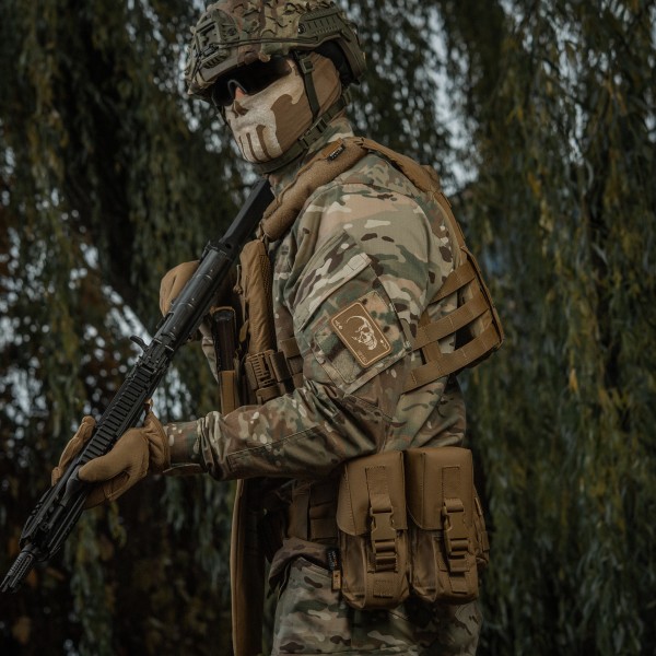 M-Tac нашивка Face of war (вишивка) Coyote - 51389005
