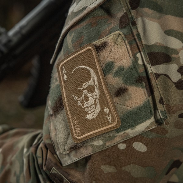 M-Tac нашивка Face of war (вишивка) Coyote - 51389005