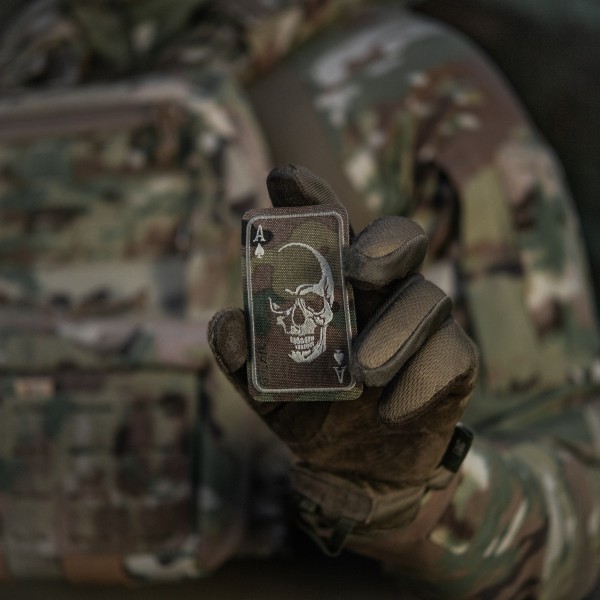 M-Tac нашивка Face of war (вишивка) Multicam - 51389008 M-Tac нашивка Face of war (вишивка) Multicam - 51389008