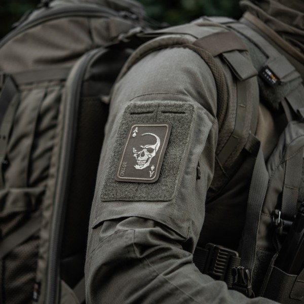 M-Tac нашивка Face of war (вишивка) Ranger Green - 51389023 M-Tac нашивка Face of war (вишивка) Ranger Green - 51389023