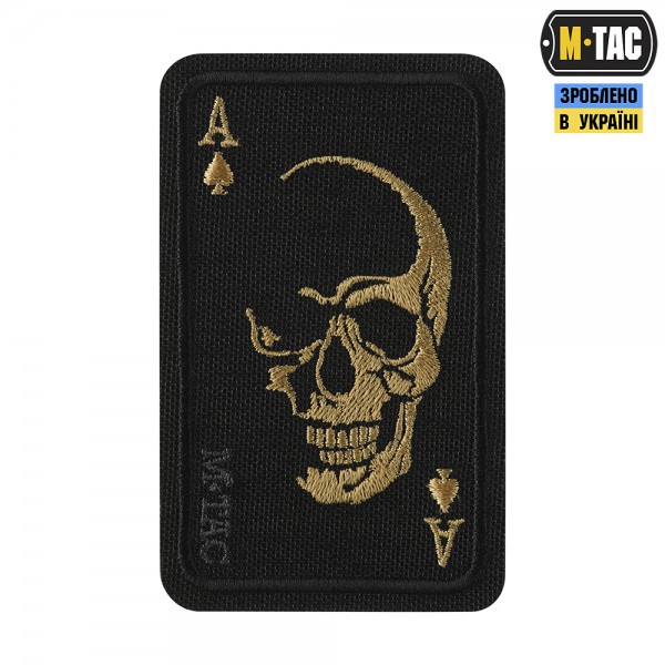 M-Tac нашивка Face of war (вишивка) Black/Orange - 51389035