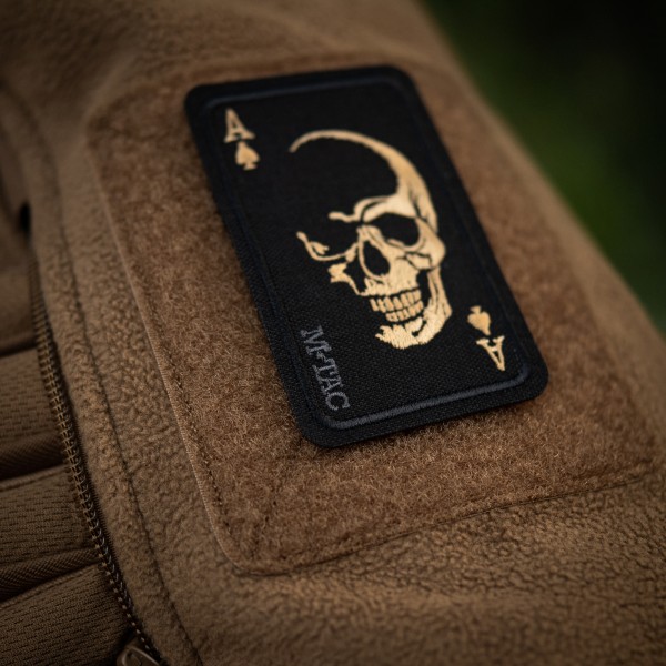 M-Tac нашивка Face of war (вишивка) Black/Orange - 51389035 M-Tac нашивка Face of war (вишивка) Black/Orange - 51389035