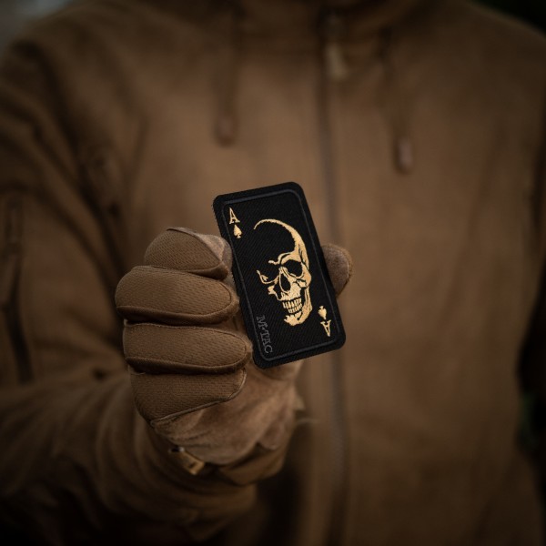 M-Tac нашивка Face of war (вишивка) Black/Orange - 51389035 M-Tac нашивка Face of war (вишивка) Black/Orange - 51389035