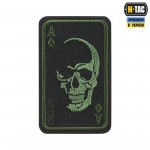 M-Tac нашивка Face of war (вишивка) Black/Olive