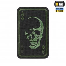 M-Tac нашивка Face of war (вишивка) Black/Olive