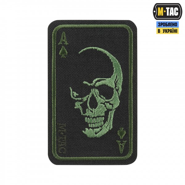 M-Tac нашивка Face of war (вишивка) Black/Olive - 51389201