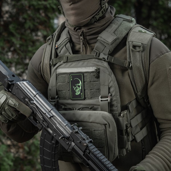 M-Tac нашивка Face of war (вишивка) Black/Olive - 51389201 M-Tac нашивка Face of war (вишивка) Black/Olive - 51389201