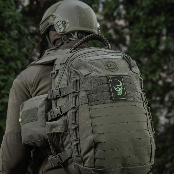 M-Tac нашивка Face of war (вишивка) Black/Olive - 51389201 M-Tac нашивка Face of war (вишивка) Black/Olive - 51389201