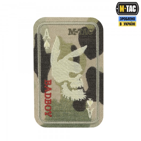 M-Tac нашивка Bad Boy (вишивка) Multicam - 51390008