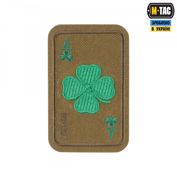M-Tac нашивка Фартовая Карта (вышивка) Coyote - 51391005
