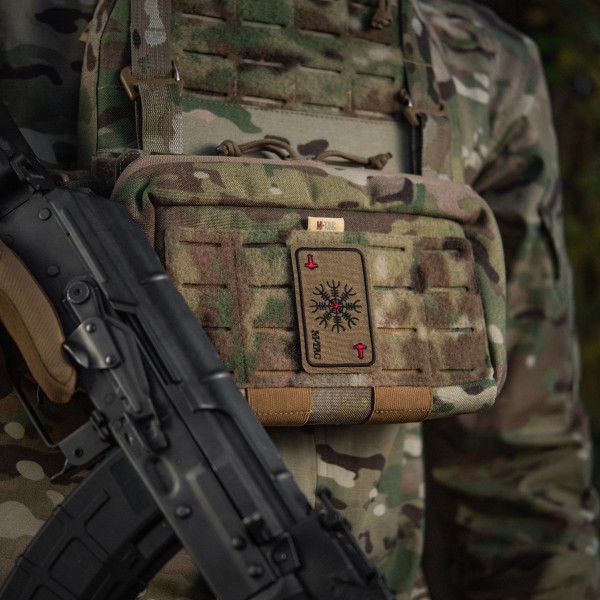 M-Tac нашивка карта Шлем Ужаса (вишивка) Coyote - 51392005