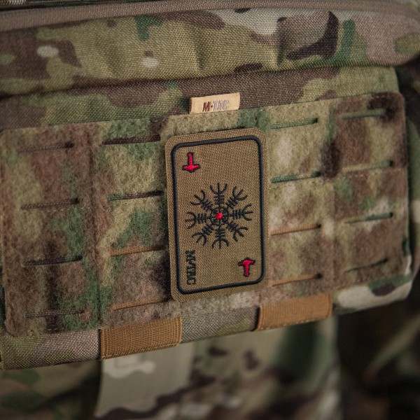 M-Tac нашивка карта Шлем Ужаса (вишивка) Coyote - 51392005