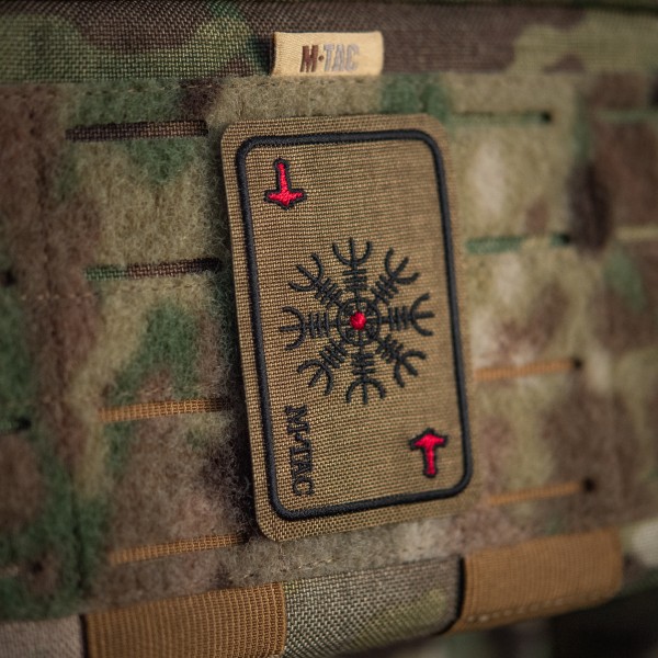 M-Tac нашивка карта Шлем Ужаса (вишивка) Coyote - 51392005