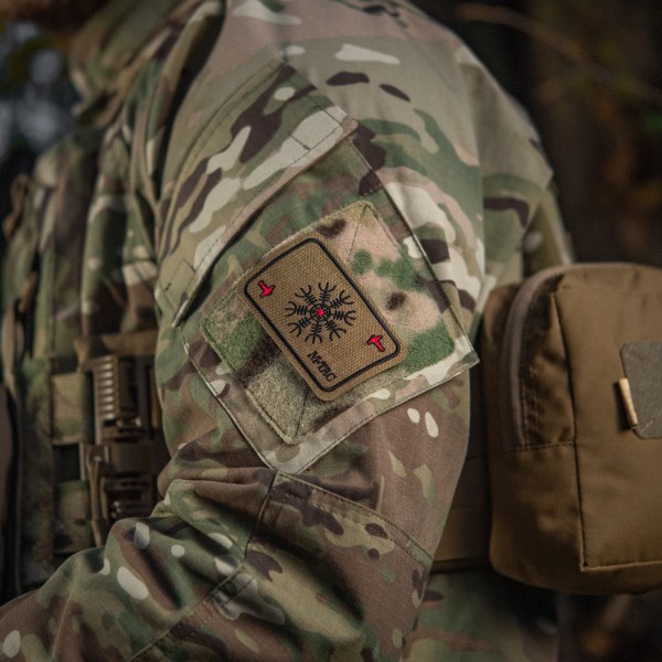 M-Tac нашивка карта Шлем Ужаса (вишивка) Coyote - 51392005