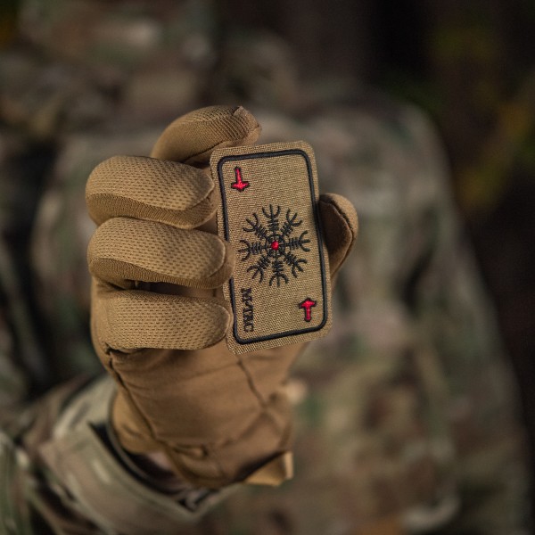 M-Tac нашивка карта Шлем Ужаса (вишивка) Coyote - 51392005