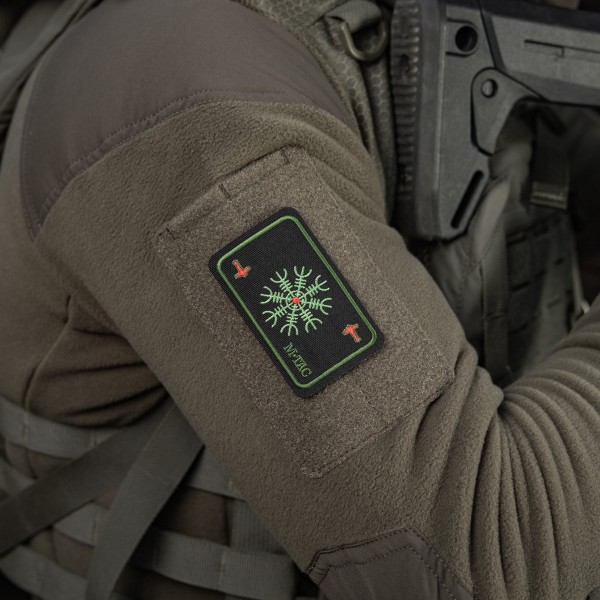 M-Tac нашивка карта Компас Вікінгів (вишивка) Black/Olive - 51392201