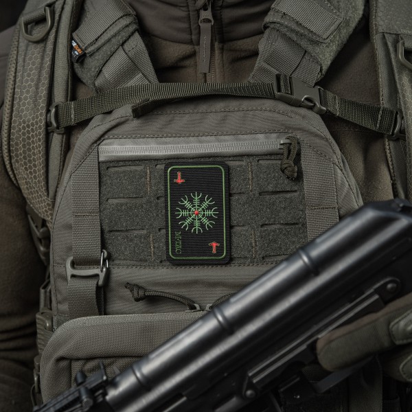 M-Tac нашивка карта Компас Вікінгів (вишивка) Black/Olive - 51392201