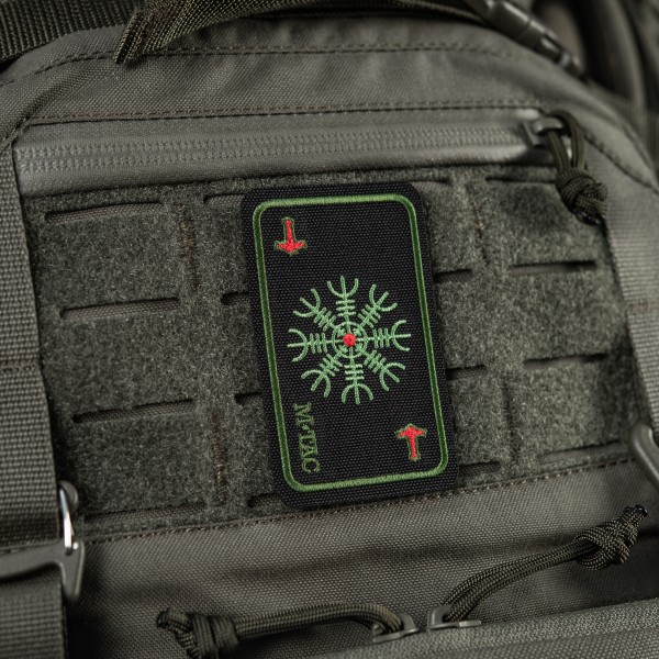 M-Tac нашивка карта Компас Вікінгів (вишивка) Black/Olive - 51392201