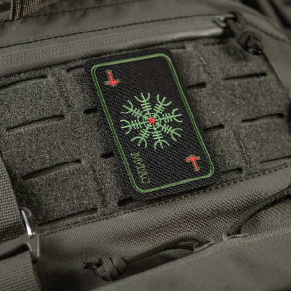 M-Tac нашивка карта Компас Вікінгів (вишивка) Black/Olive - 51392201