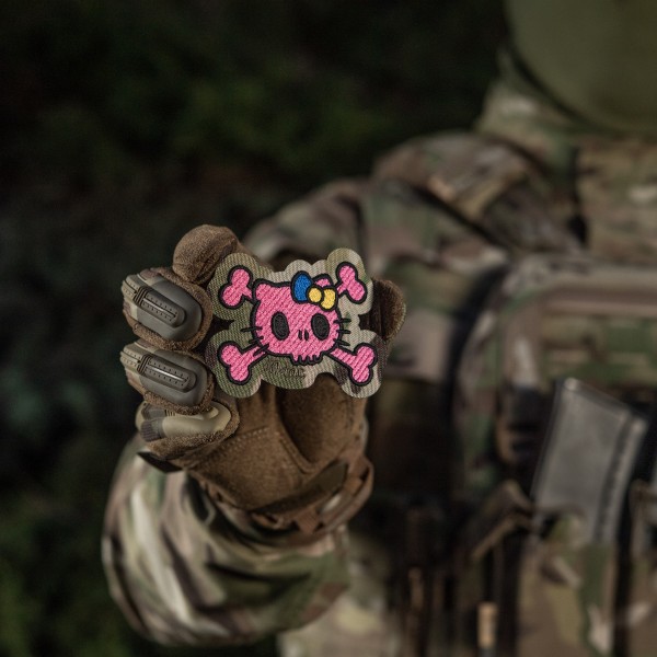 M-Tac нашивка KITTY (вишивка) Pink/Multicam - 51393008 M-Tac нашивка KITTY (вишивка) Pink/Multicam - 51393008