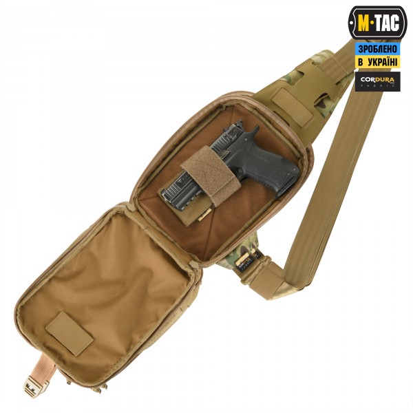 M-Tac сумка Sling Pistol Bag Elite Hex с липучкой Multicam/Coyote - 51403508 M-Tac сумка Sling Pistol Bag Elite Hex с липучкой Multicam/Coyote - 51403508