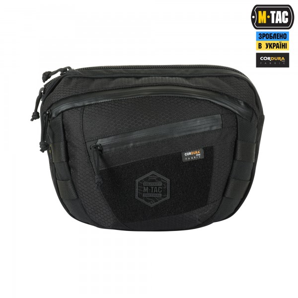 M-Tac сумка Sphaera Hex Hardsling Bag Large з липучкою Elite Black - 51422002