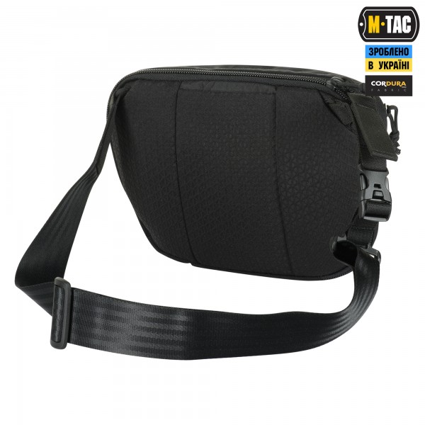 M-Tac сумка Sphaera Hex Hardsling Bag Large з липучкою Elite Black - 51422002