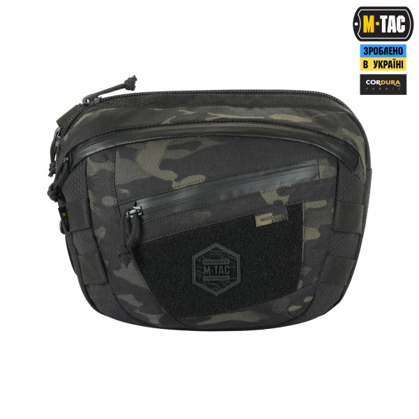 M-Tac сумка Sphaera Hex Hardsling Bag Large з липучкою Elite Multicam Black/Black - 51422208