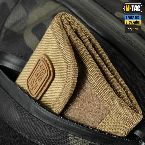 M-Tac сумка Sphaera Hex Hardsling Bag Large з липучкою Elite Multicam Black/Black - 51422208