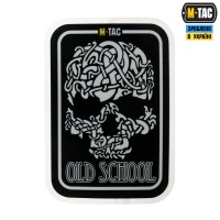 M-Tac наклейка Old School Large світловідбиваюча Black